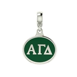 Alpha Gamma Delta Sorority Drop Charm Fits Most European Style Bracelets Including Chamilia Zable Troll and More. High Quality Bead in Stock for Fast Shipping.