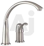 Gerber Allerton Series 40160SS Single Handle Kitchen Cast Spout Faucet with 8-3 4 Spout... by Gerber