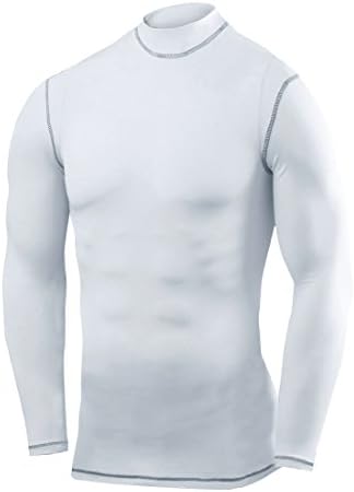 Sportwear Outdoor Mens Turtle Neck Basketball Long Sleeve Top Shirt