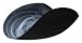 Sea Glasbruk New Wave Curved Centerpiece Bowl Black Large