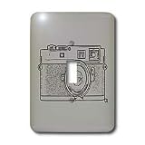 Kike Calvo photo Illustrations Rangefinder Camera - Picture of a Grey Rangefinder Camera - Light Switch Covers - single toggle switch