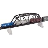 HO KIT Code 83 18 Through Truss Bridge, Black
