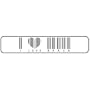 " I LOVE BRAUN BAR CODE " STREET SIGN