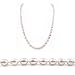 AugustinaJewelry Single Strand 22 Inch 6-7mm white Oval Shape Freshwater Cultured Pearl Necklace