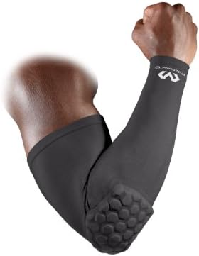 McDavid Sports Medicine 6500 Hex Shooter Arm Sleeve, Large, Charcoal
