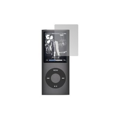 TeckNet Luxury Black Leather Ipod Nano 5G Leather Flip Case + Black sock and New Screen Protector- Black