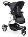 Baby Planet Max Traveler 3-Wheel Stroller Black/Grey