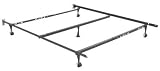 Queen or Full Metal Bed Frame with Rollers