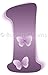 Wall Letter Stickers Custom Name Decals Girls Personalized Initial Baby Nursery Kids Room Decor Child Playroom Bedroom Home Vinyl Alphabet Removable Peel Stick Butterflies (Letter l Purple Butterfly)