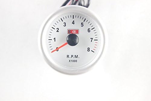 Universal 0-8000 Rpm 2inch Tacho Gauge Blue Led Car Refit 52mm Tachometers