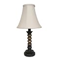 Faux Marble Accent Lamp - Bronze