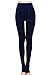 RomanticTaste Romastory Winter Warm Women Velvet Elastic Leggings Pants, Navy Blue, One Size