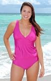Solid Empire Tankini Top - Plus Size Swimsuit Plus Size Swimsuits