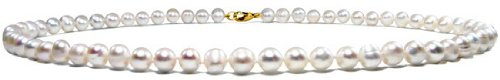14 Inch Choker White Pearl Necklace