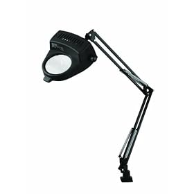 Lite Source LSM-184BLK Mag-Lite 3-Diopter Magnifier Lamp, Black