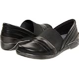 Naot Women's Nina Low Heel Shoes,Black Raven Leather/Metallic Road Leather,39 M EU