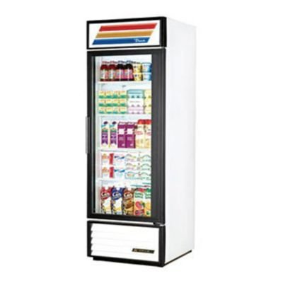 True Black Glass Door Refrigerator w/ Thermostat, 23 Cubic Ft 127044