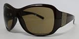 Esprit Sunglass Brown Rectangle / Brown Plastic Wrap, Brown Lens 19256 535