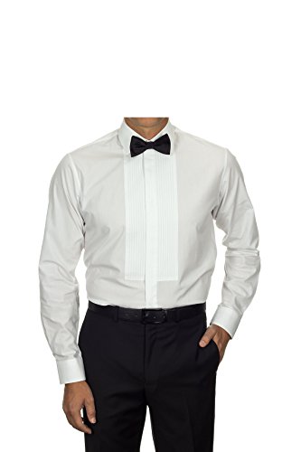 Van Heusen Men's Spread Collar Formal Tuxedo Shirt