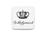 Produkt-Bild: T&uuml;rschild 9x9cm SCHLAFGEMACH Vintage Shabby Dekoschild Holzschild Schlafzimmer