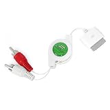 BoxWave Apple iPod 3G (40GB) iPod Dock Connector to RCA miniSync (White)