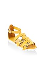 Bueno Sandalias planas (Amarillo)