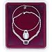 Velvet Jewelry Tray - Stacking -Single Compartment (Burgundy) (1.5" H x 8.25" W x 9.25" D)