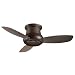 Minka-Aire F518-ORB 44-inch Concept II Flush Mount Ceiling Fan, Oil Rubbed Bronze with Taupe Blades