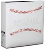 Baseball 3-Inch STITCHED Ultra Pro Binder WHITE - Trading Card Album