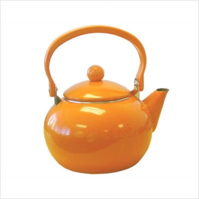 Calypso Basics 64 oz Harvest Tea Kettle in Orange with optional Accessories