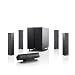 Teufel Columa 300 "5.1-Set S" Schwarz Satelliten-Heimkino-Set