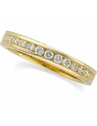 1 3Ct Tw Diamond 14K White Gold Yellow Gold Or Platinum Band