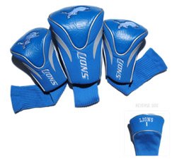 Team Golf NFL Detroit Lions - 3 Pack Contour Sock Headcovers