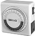 Woods 59366 Lamp and Appliance Timer with 3-Prong Outlet, Repeats Daily