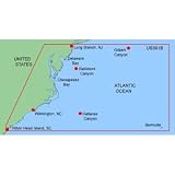 MUS301B BlueChart Bathymetric Fishing Chart