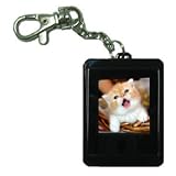 Mini 1.5" LCD Digital Photo Frame KeyChain Black