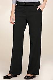 Straight Leg Flat Front Cosy Trousers