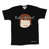 Fuckin’ Politics! Ｔシャツ（ブラック）（S） : 奈良美智の画像