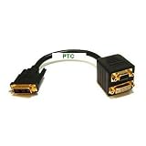 Premium DVI-M to DVI-F and VGA-F Splitter Cable