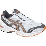Asics Mens Gel 100 4E White Navy Citru Running at ASICS