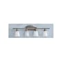 Garrett Four Light Brushed Steel Bathroom Light Fixture