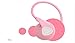 Earbuds, Uiisii U1 Pink in Ear Headphones with Heavy Bass, Cute Earphones with Microphone and Volume Control, Compatible for iPhone Android Smartphones