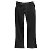 Girls' Uniform Flat-Front Stretch Pants - Black