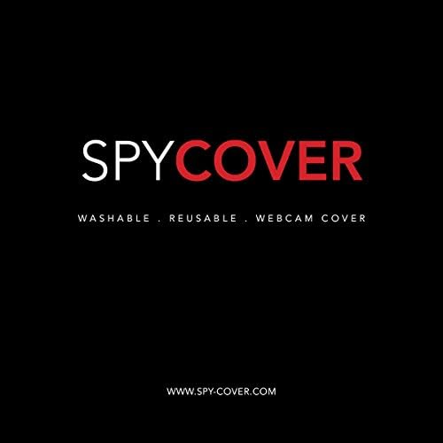 SPY COVER ® Webcam Cover / Screen Wipe for Laptops and Tablets [Silicon, Reusable, Washable]