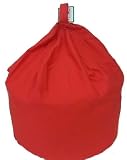 Cotton Bean Bag with Beans Bright Red LARGER SIZE 6CUFT