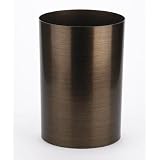 Umbra Metalla 3.5-Gallon Polypropylene Waste Can, Metallic Bronze