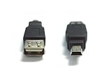 USB A/Female to USB mini B/Male Adaptor