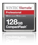 Wintec 128GB FileMate CF flash Professional Memory card. 600x R:90MB/s W: 4 ....