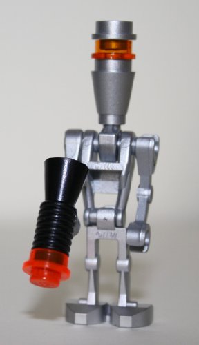 LEGO STAR WARS - Minifigur ASSASSIN DROID silber mit BLASTER WAFFE