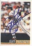 Scott Livingstone, Detroit Tigers Autographed Card
